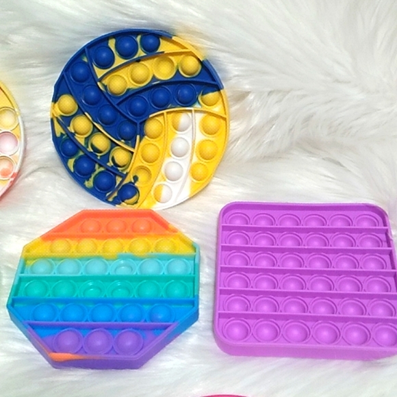 SALE! Pop It Bubble Fidgets Bundle Of 10 Great Condition - Picture 3 of 5